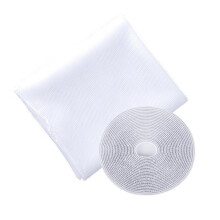 Fly Mosquito Window Net Insect Mesh Screen Easy to Install with Tape 1.3x1.5m White