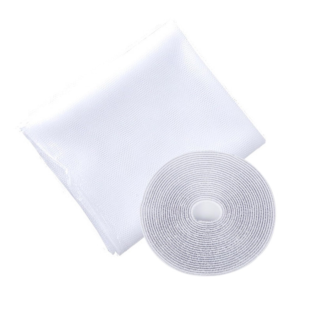 Fly Mosquito Window Net Insect Mesh Screen Easy To Install With Tape 1.3X1.5m White 9347817021813
