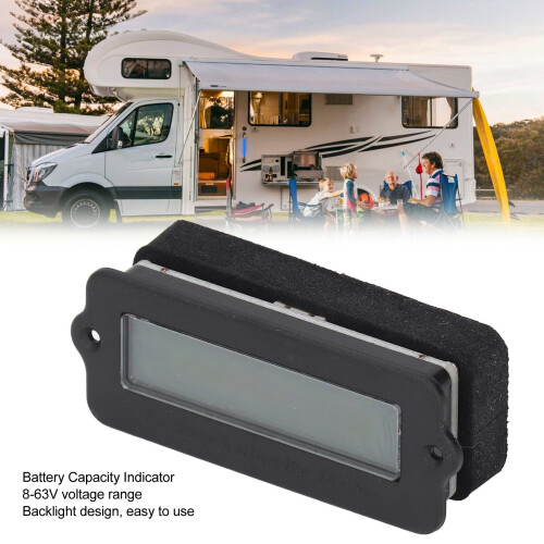 Battery Meter with Backlight Digital Voltage Indicator 8‑63V LY6W 2