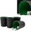 Dice Cup Set 5pcs Black  Leather Comfortable Shaking for Bar Home Party 4