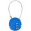 Assumed travel cable lock 3digit helmet lock multipurpose electric bicycle locking luggage lock code lock cable 3