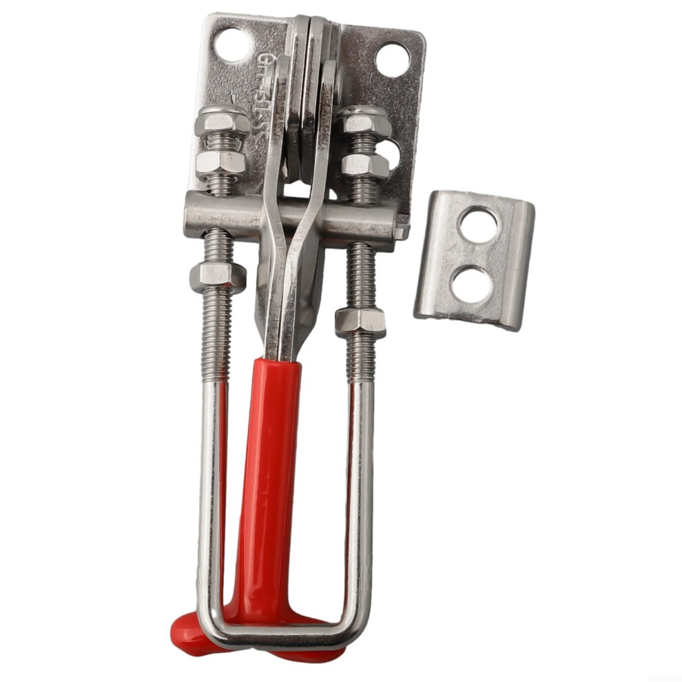 Stainless Steel Toggle Clamp, 200 Kg Load Capacity, Adjustable Locking Mechanism, For Heavyduty Applications. 9347817022285