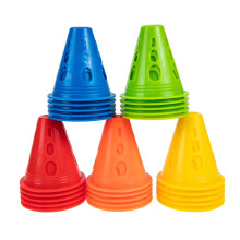 Roller Skating Cones 25 Pack Outdoor Training Markers For Agility Drills Skating Obstacle Accessories