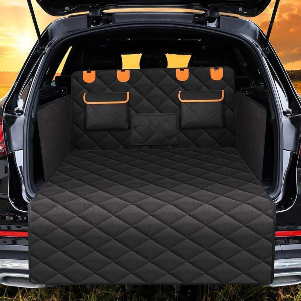 Car Boot Protector For VW TCross Facelift 20232024, Waterproof Nonslip Pet Trunk Mat With Side Flaps, Size B