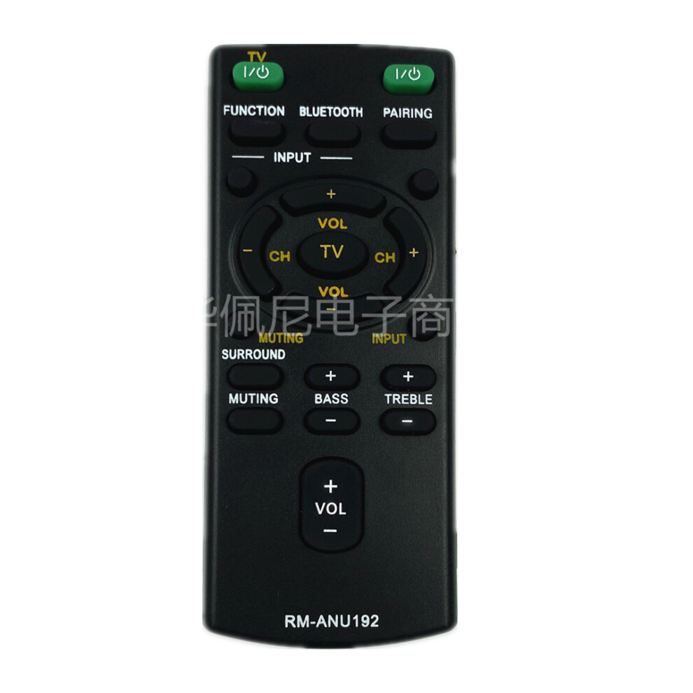 For Sony Speaker Remote Control Rm-Anu192 Rm-Anu191 Ht-Ct60bt Sa-Ct60bt 6935161563573