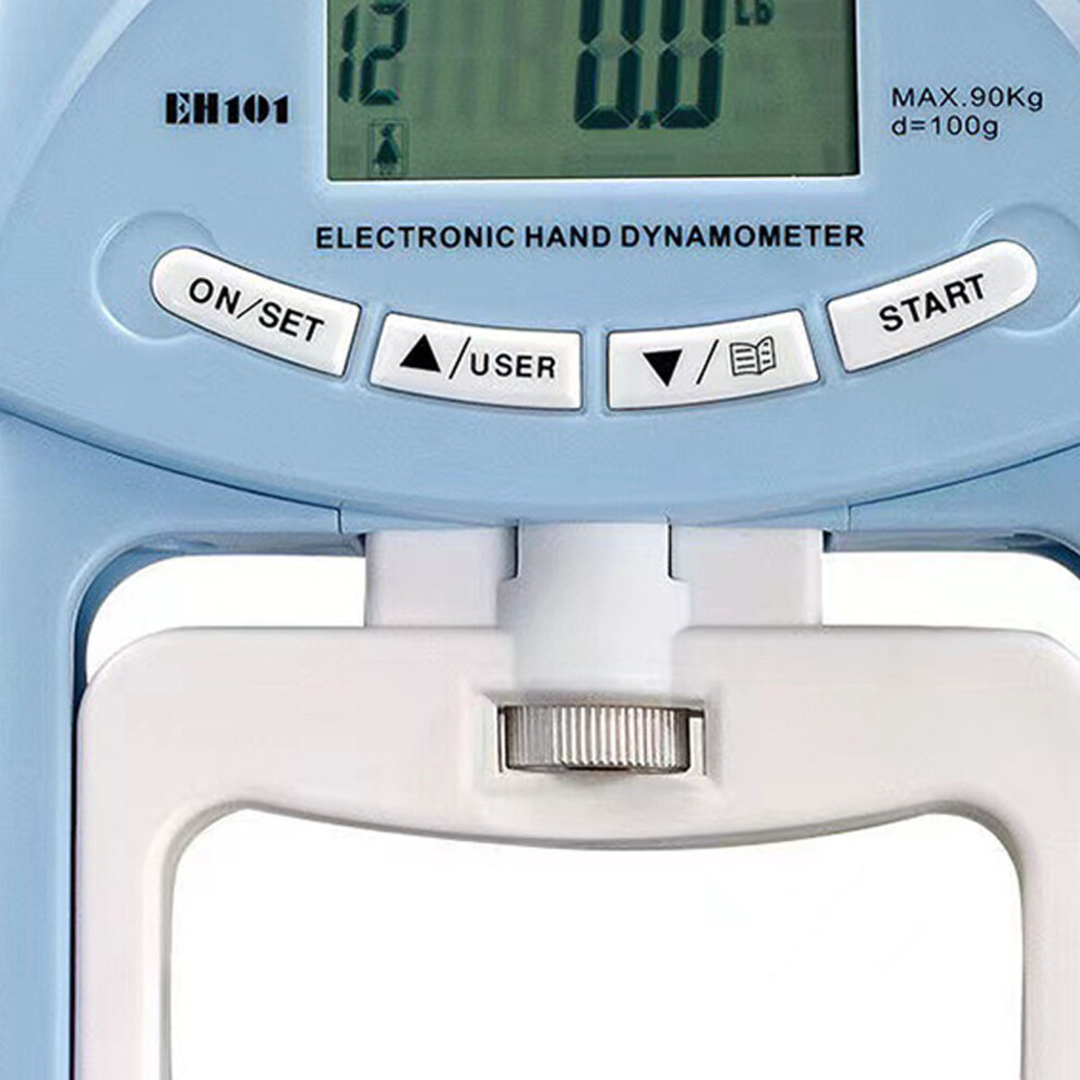 Digital Hand Dynamometer Lcd 0-90Kg Grip Strength Tester, Abs, 7.7X4.9x1.2 In 7621373534102