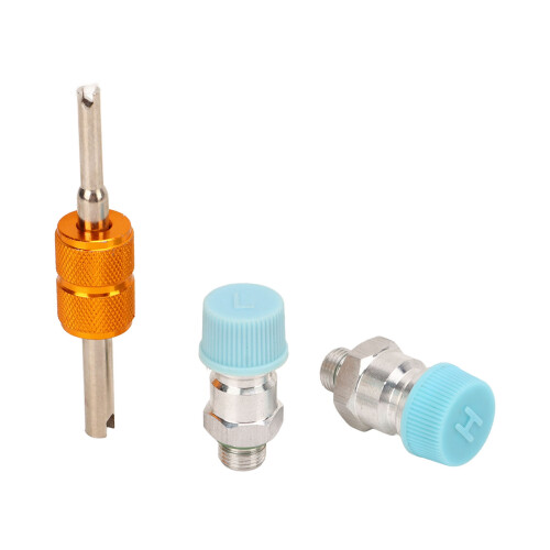 3pcs AC Valve Core Kit Seal for 508 Compressor Seat - Easy Install 2