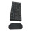 Conjunto compacto de teclado e mouse, design ergonômico, DPI ajustável, conectividade com vários dispositivos, modo de hibernação automática 2