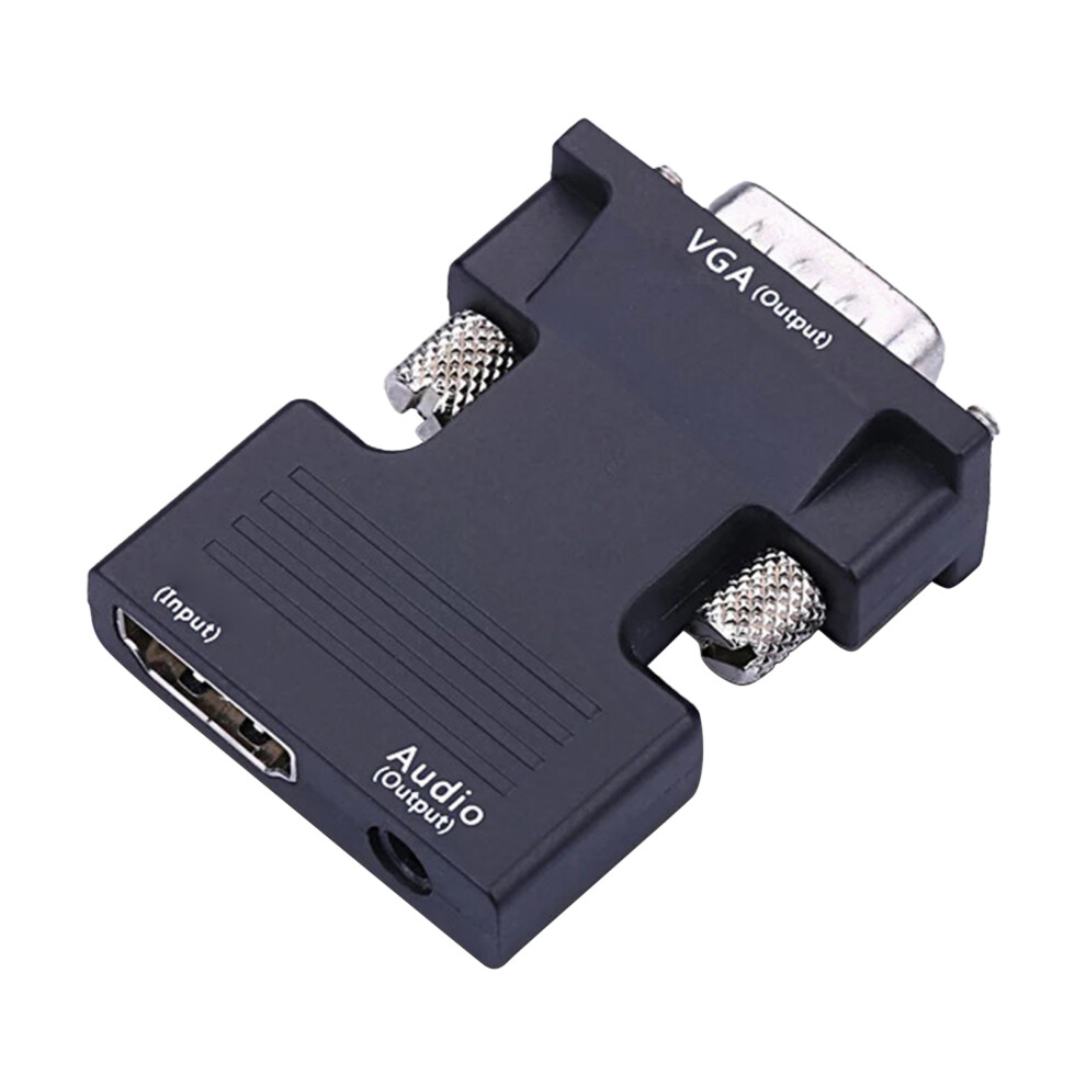 Hdmi To Vga Adapter Converter, 1080P Full Hd Resolution Support Audio And Video Synchronization, Plated Connector Hdmi Female To Vga Male Gold 9169997478535