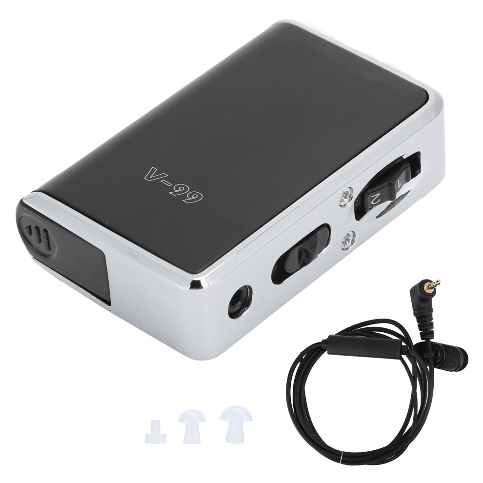 Elegant Hearing Companion: Powerful Personal Amplifier, Ergonomic Invisible Design for Clear and Loud Hearing, Superior Sound Clarity up to 100 Feet