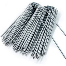 Garden Staples, Stainless Steel U-Type for Weed Barrier, Heavy Duty for Outdoor Projects