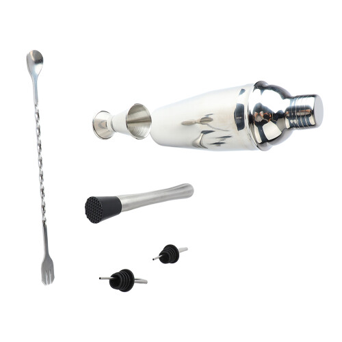 6-teiliges Cocktail-Shaker-Barkeeper-Set, 1