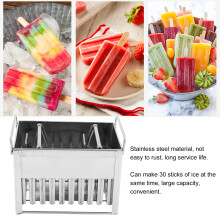 30 stücke Edelstahl Eis Form DIY Hausgemachte Eis