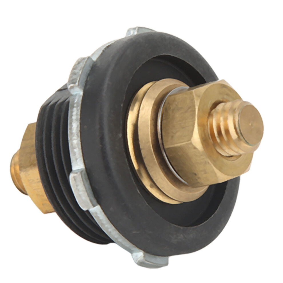3/8In 250A Battery Terminal Connector Thru Stud For Car Rv Boat Yach Black 8201381915132