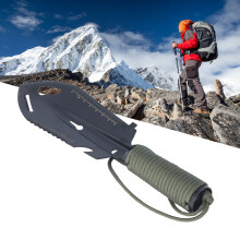 Mini-Spaten Rucksack-Schaufel, Stahl, OD-Grün & Schwarz