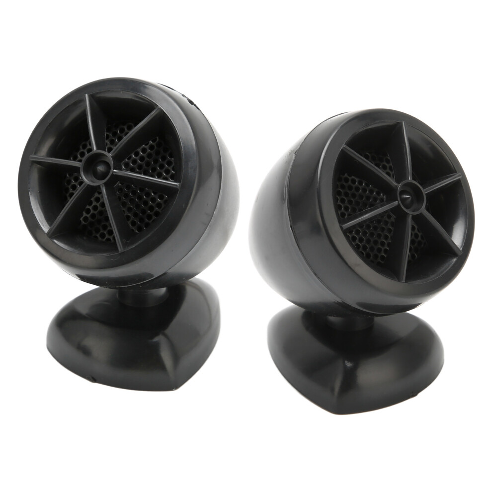 2Pcs 1200W Dome Tweeter Car Speakers - High Sensitivity Universal Fit Black 9481374263894