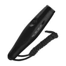 Electronic Whistle 3Tone 3Volume Adjustable Handheld Referee Whistle for Outdoor Survival Dog Training Hiking Black