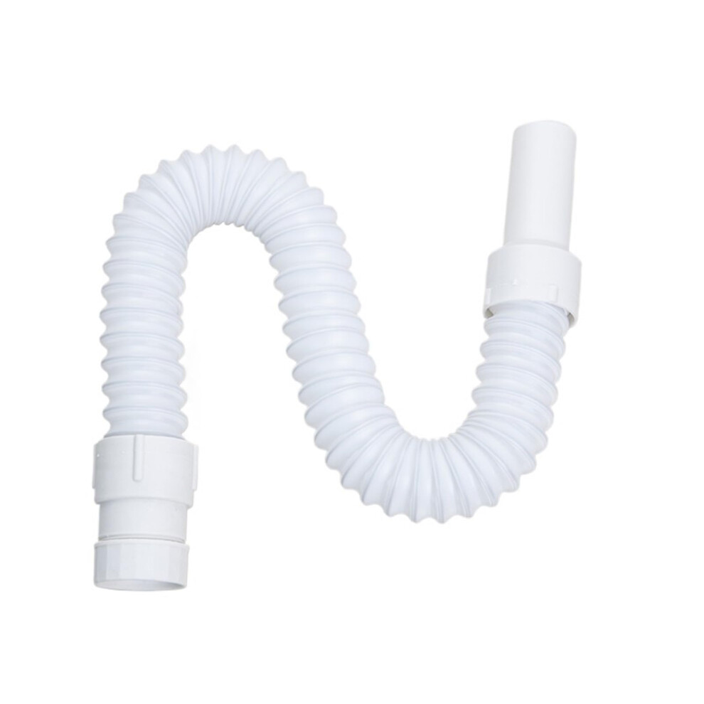 Drain Pipe Sink Drain Pipe Plastic Drain Hose Kitchen Sink Drain Strainer Flexible Water Pipe Hose Integrated Bathroom Accessories 9347817024289