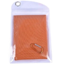 Cooling Towel For Sports And Outdoors Neck Wrap For Gym Running Hiking Yoga 30x90 Cm Quick Dry Orange