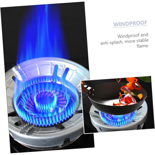 Wok Ring for Gas Silver Metal 2
