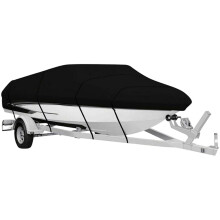 Jon Boat Cover 1416 ft Heavy Duty Waterproof Oxford Fabric with Elastic Band and Buckle