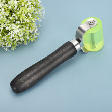 Lederverarbeitung 50MM Kantenroller handgefertigt DIY Silikonscheibe für Lederkanten