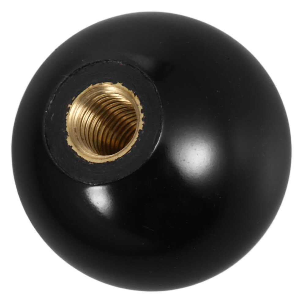 Ball Shift Knob Ball Knobs With Thread Gear Knob Billiard Thread Knob Manual Gear Knob Forklift Knob Sea Control Shift Machine Plastic Black 9382693704016