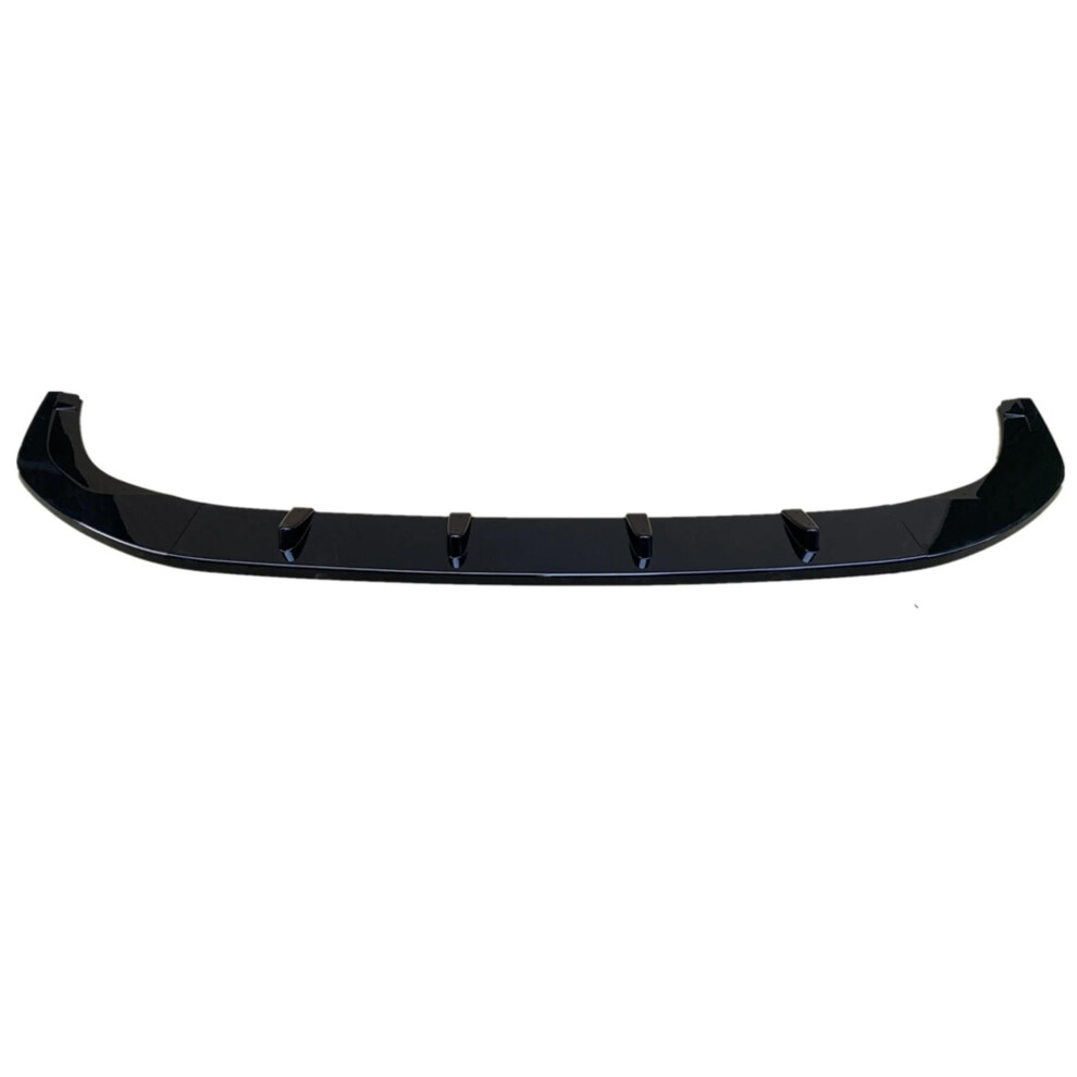 Glossy Front Lip Spoiler With Bumper Splitter For Vw Golf Mk8 Gti Rline 20212023 Black 9347817204384
