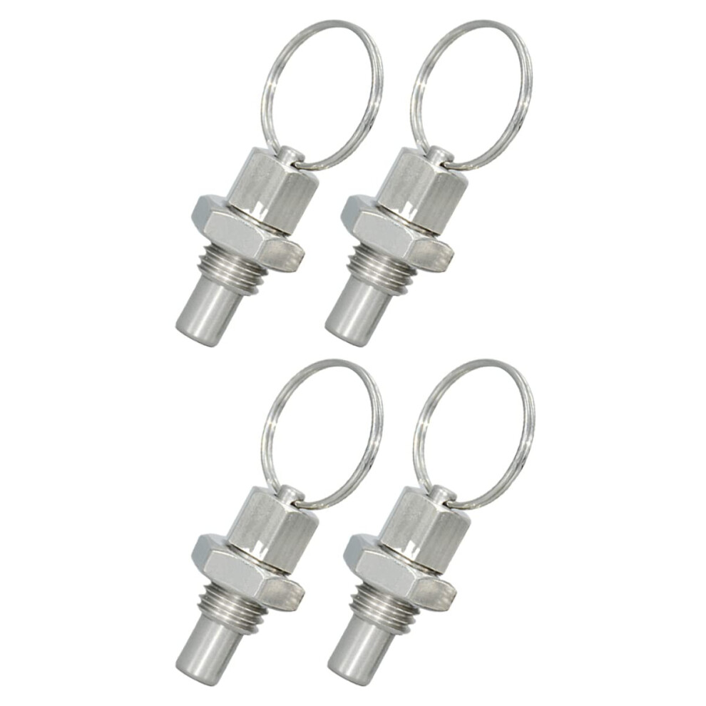 4 Pieces Spring Plunger With Retraction Mechanism, Durable And Portable Positioning Pins For Machinery And Mechanical Applications. 9347817026115