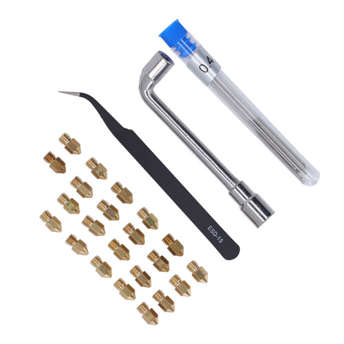 Robustes Messing 3D-Düsen-Set 0,2-1,0 mm für Creality Ender 2