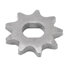 Motor Sprocket for Electric Scooter Motors, Chain Sprocket 9T T8F Metal Wear Resistant Replacement, Durable Motor Sprocket High Reliability Lightweigh