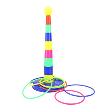 Interactive Ring Toss Game Set, Enhance Active Play And Coordination With Soft Foam Rings And Durable Stands, Easy Setup For Indoor Outdoor Family Fun