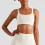Αθλητικό σουτιέν Longline για γυναίκες, Crop Top με επένδυση που απομακρύνει την υγρασία 2