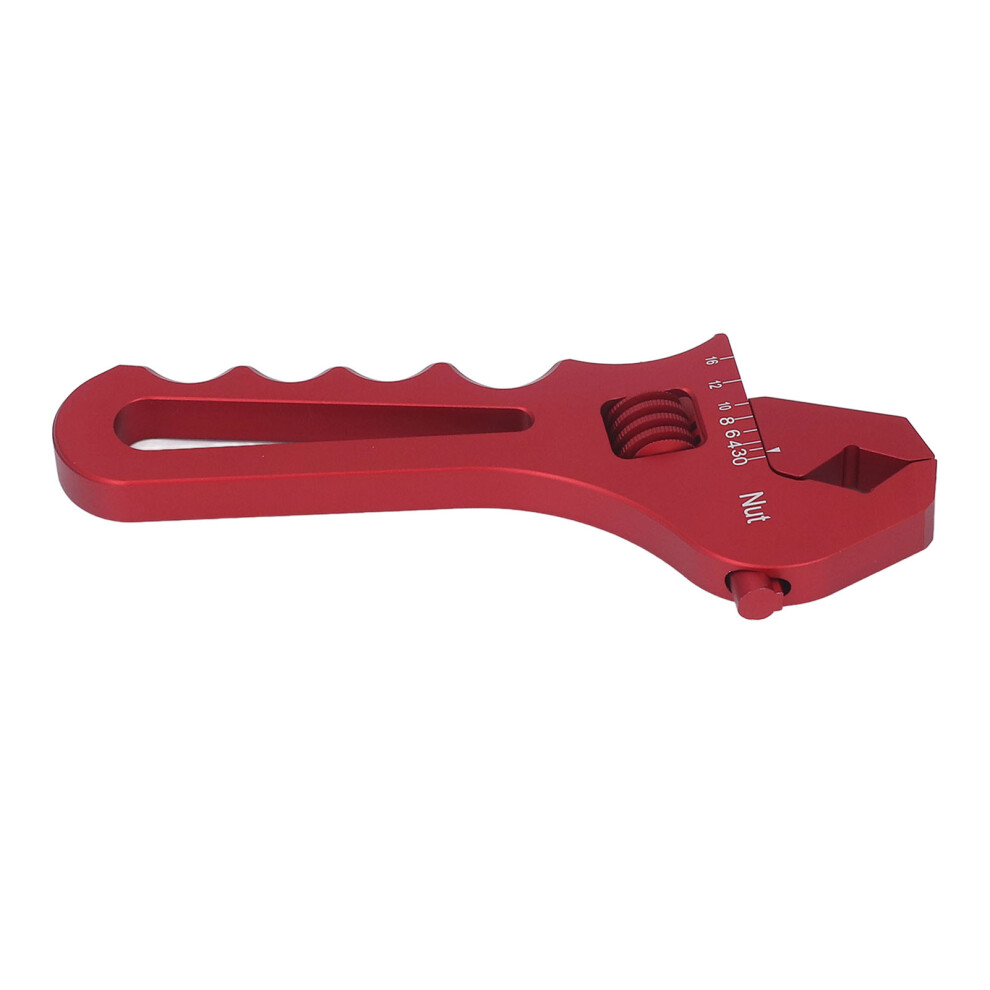 Red An3-An16 Adjustable Wrench: Ideal For Valves And Faucets 4111373547811