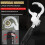 Universal Adjustable Aluminium Double Ended Wrench 2710cm Silver 2