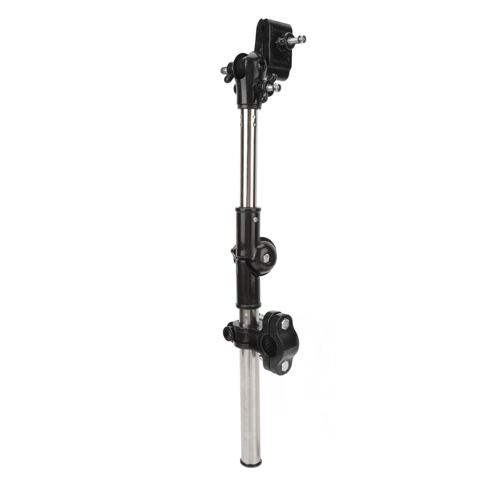 Foldable Stainless Steel Wheelchair Umbrella Holder for Bikes & Strollers