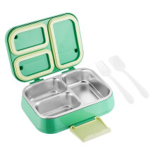 Lekvrije Bento Lunchbox voor Kinderen en Volwassenen - Meerdere Compartimenten Sandwich- en Saladecontainer, Verzegelde Voedselopslag