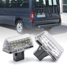 2 StüCk für Transit MK6 MK7 1985-2013 für Transit Connect 2002-2013 4388111 LED Kennzeichen Licht Beleuchtung
