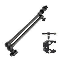 20 Inch Gelede Camera Magische Arm voor Camera LCD Monitor Microfoon Flitsverlichting Stand Phgrafie Onderdelen, met Klem