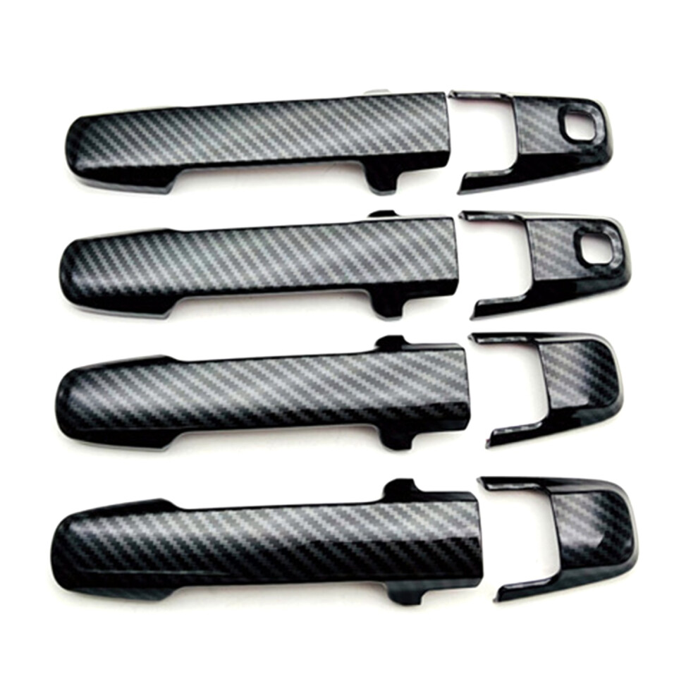 For Hustler Mr52s/Mr92s 2020-2022 Car Carbon Fiber Door Handle Cover Trim Decorator Sticker Exterior Accessories 6032835030307