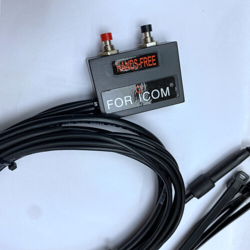 Finger PTT 8 Pin Hands-Free Microphone for ICOM IC 2