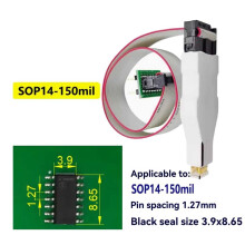 SOP14 150MIL Chip Download Brennen Schreiben Sonde Feder Nadel Flash Eeprom Chip Brenner Kabel