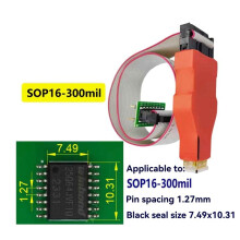 SOP16 300MIL Chip Download Brennen Schreiben Sonde Feder Nadel Flash Eeprom Chip Brenner Kabel