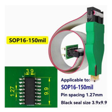 SOP16 150MIL Chip Download Brennen Schreiben Sonde Feder Nadel Flash Eeprom Chip Brenner Kabel