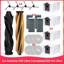 För X50 Ultra Complete/L50 Pro Ultra Dammsugare Huvudsidoborste HEPA-Filter Moppkuddar Dammpåsar
