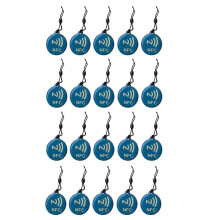 20Pcs NFC Tags Lable Ntag213 13.56mhz Card for All NFC Enabled Phone Business Card NFC 31.5x28mm
