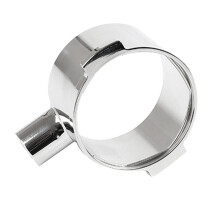 Per  51MM In Acciaio Inox Senza Fondo Maniglia Testa Doppio Orecchio Accessorio Accessori per Caffè Senza Filtro Cestino