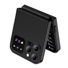 Teléfono Plegable A50 Pro con Doble Tarjeta SIM, GSM, Grabación Automática de Llamadas, Pantalla de 2,4 Pulgadas, Teléfono Móvil Plegable Tipo C,