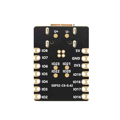 ESP32-C6  Development Board Stöder 2,4 GHz WiFi och  RISC-V Low Power med 0,42-Tums OLED-Skärm 2