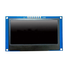 2,42 Zoll OLED-Anzeigemodul 128 X 64, SSD1309 SPI I2C Serielle Schnittstelle, Hochauflösender LCD-Bildschirm, Weiß